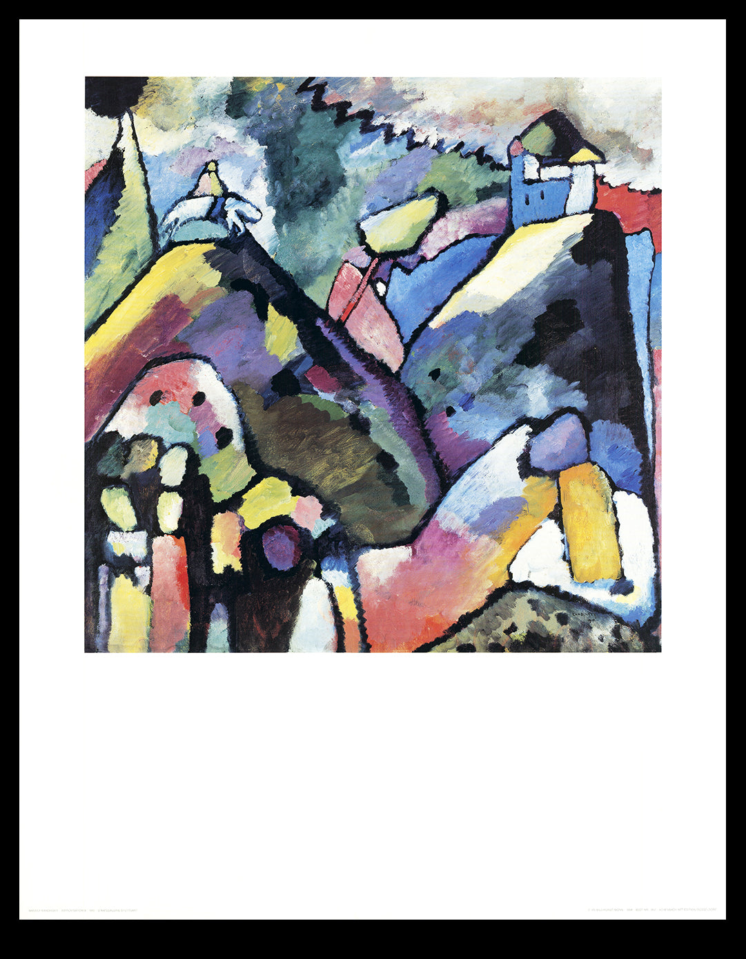 Kandinsky, Wassily - Improvisation 9 - Kunstdruck