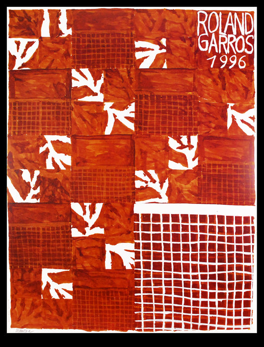 Meurice, Jean-Michel - Roland Garros, 1996 - color offset lithograph