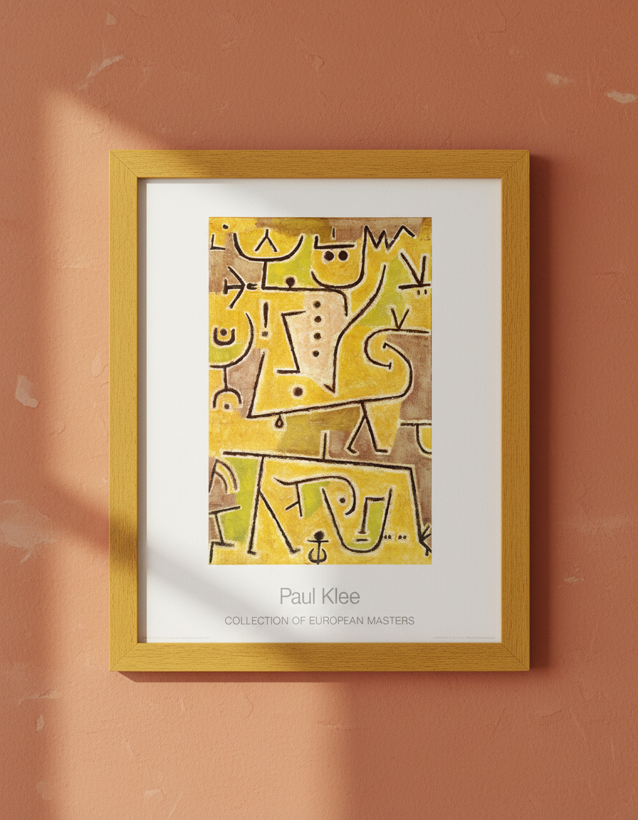 Klee, Paul - Gilet rouge - Collection de maîtres européens - Estampe