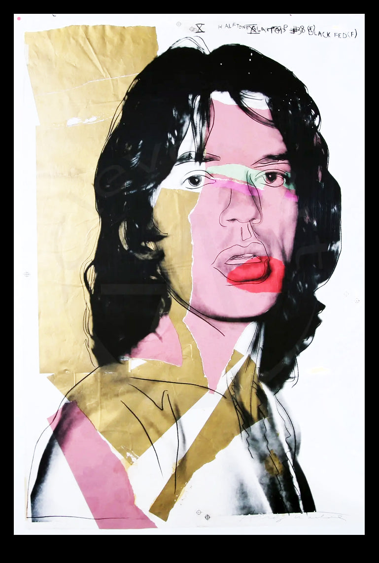 Warhol, Andy - Mick Jagger - Farboffset-Lithographie - MUMOK, Wien