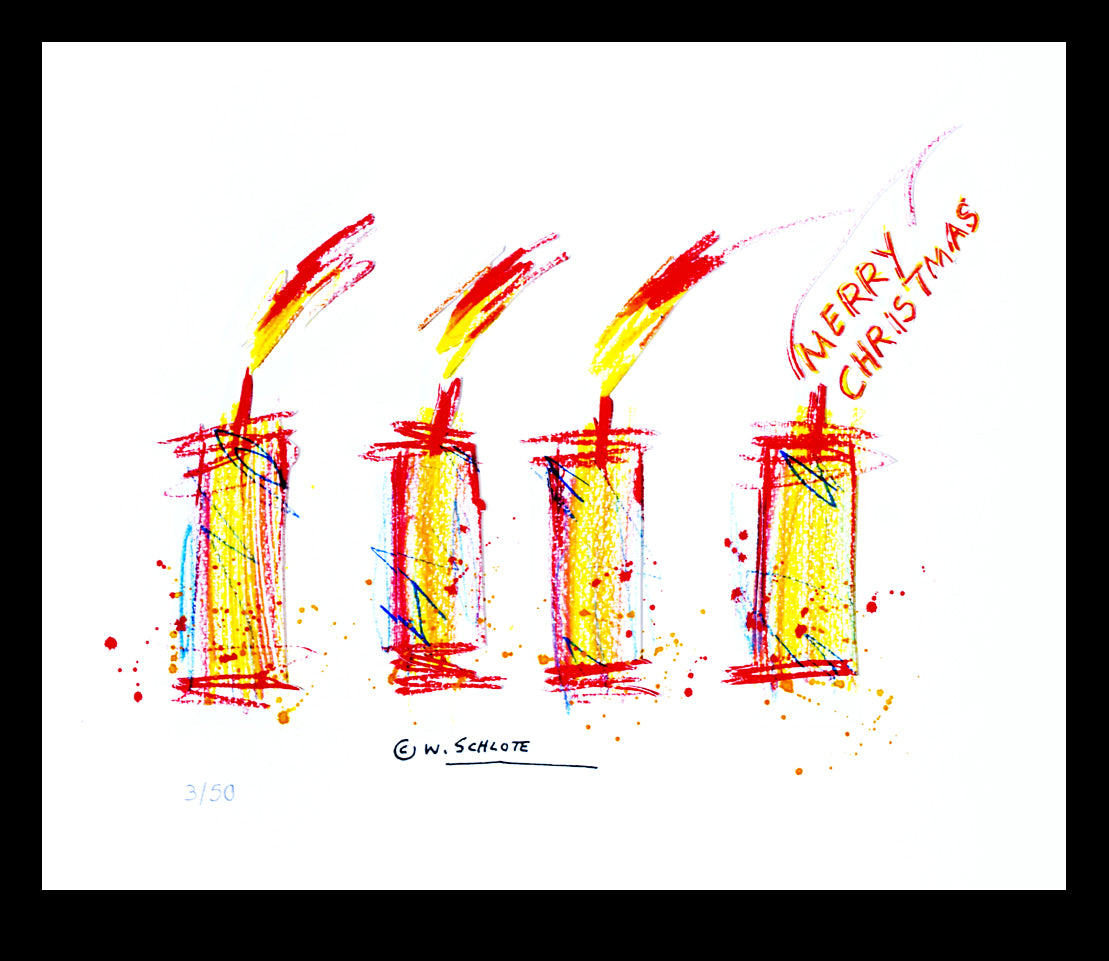 Schlote, Wilhelm - 4th Advent - 3D construction - hand signed