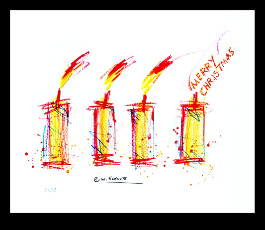 Schlote, Wilhelm - 4e Advent - 3D-constructie - handgesigneerd