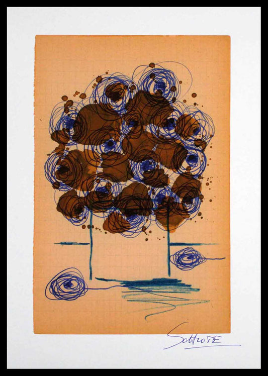 Schlote, Wilhelm - Herbstliches Bouquet - handsigniert - Giclee