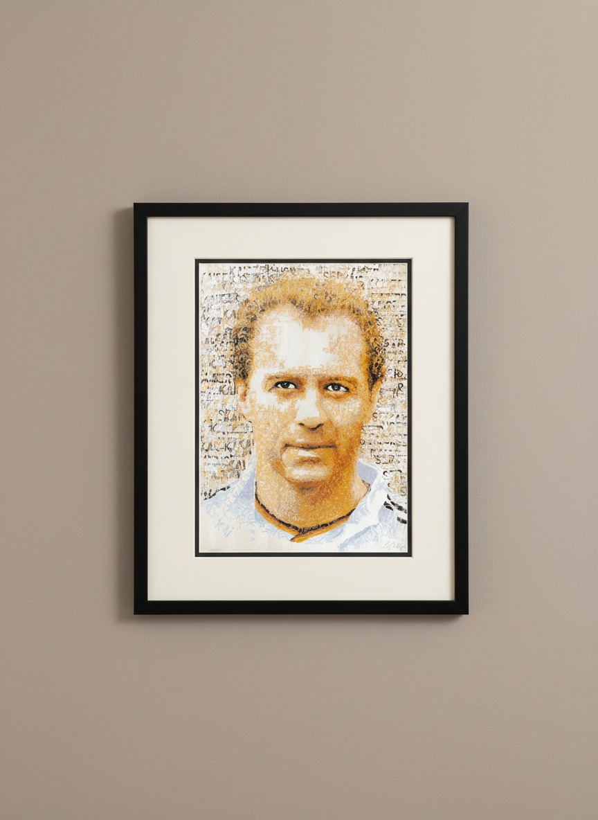 Britz, Chris - Kaiser (Franz Beckenbauer) - Lithografie - handsigniert