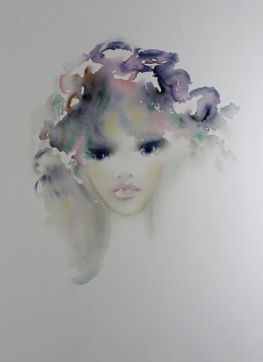 Shan-Merry - La face d'une fée - kleurenlitho
