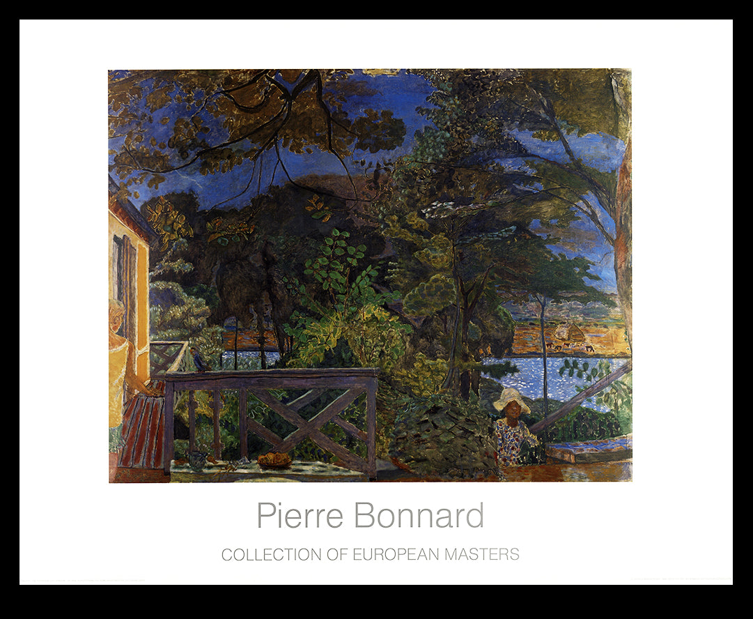 Bonnard, Pierre - Het terras van Vernon - Collectie van Europese meesters