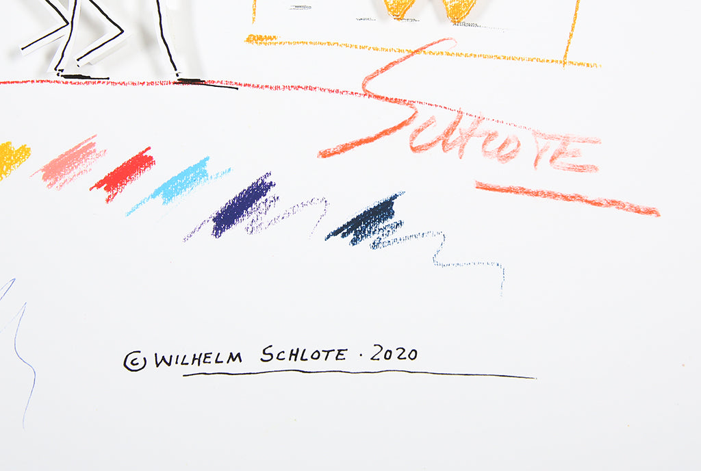 Schlote, Wilhelm - Es war einmal ein Zahn - 3D-Konstruktion - handsigniert Clever Art
