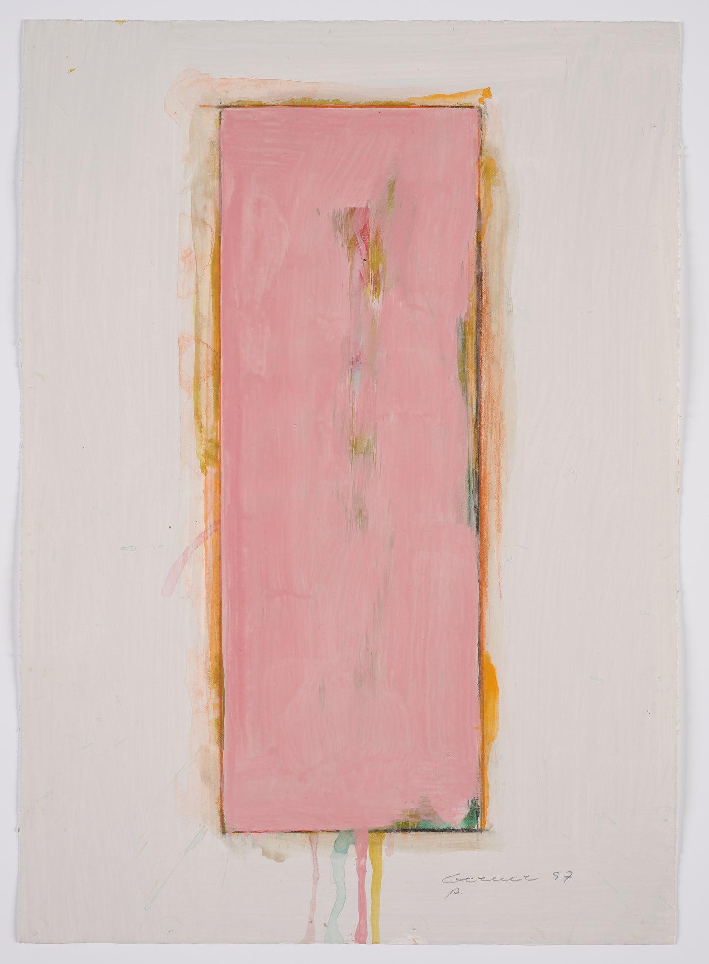 Berner, Bernd - ohne Titel - 1997 - 97005 - Gouache auf Bütten - handsigniert