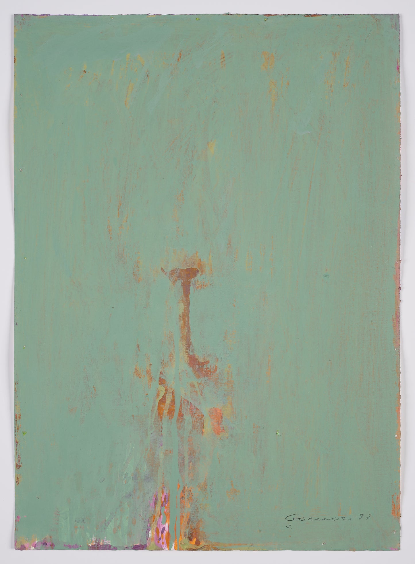 Berner, Bernd - ohne Titel - 1997 - 97011 - Gouache auf Bütten - handsigniert