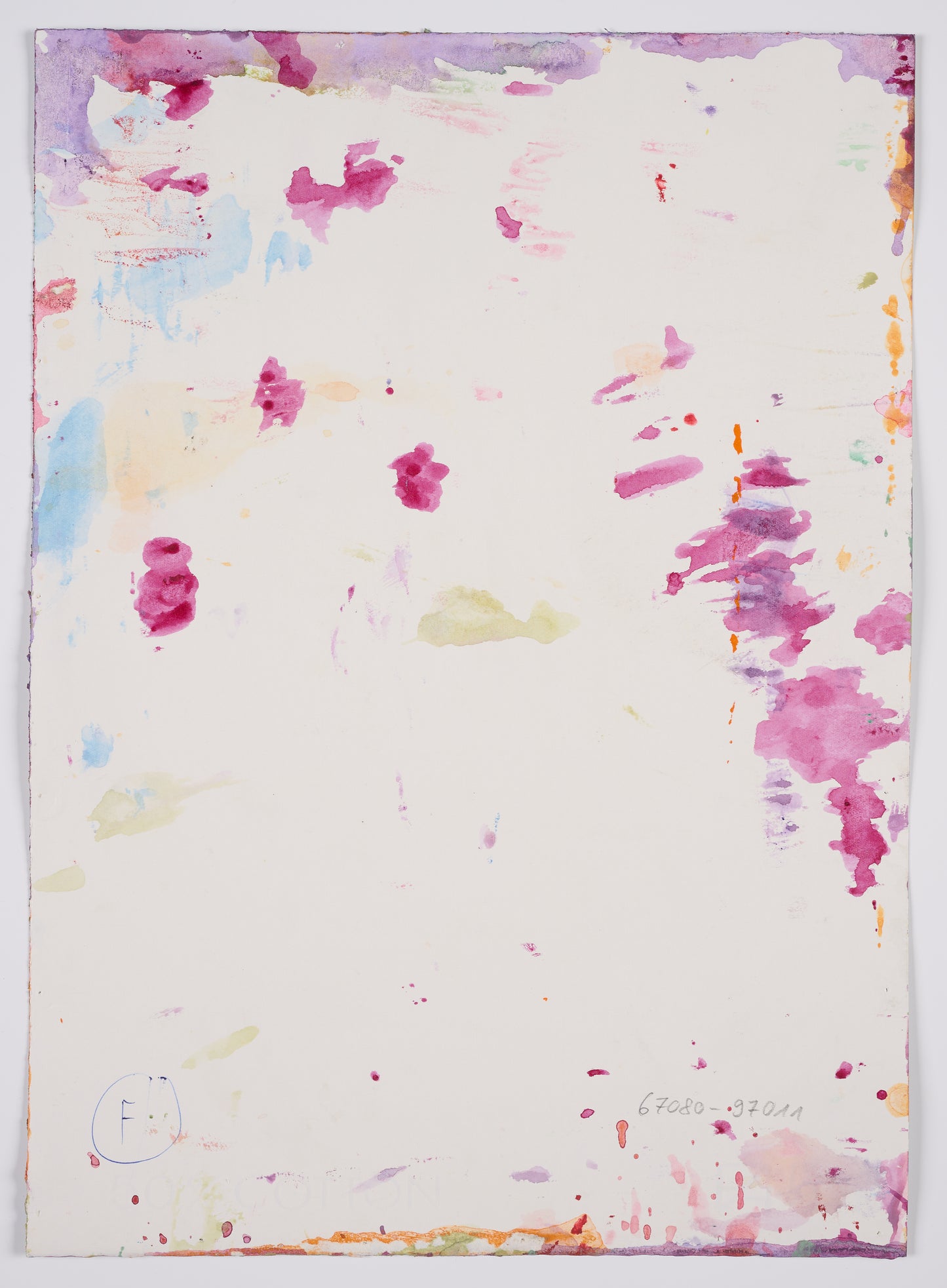 Berner, Bernd - ohne Titel - 1997 - 97011 - Gouache auf Bütten - handsigniert