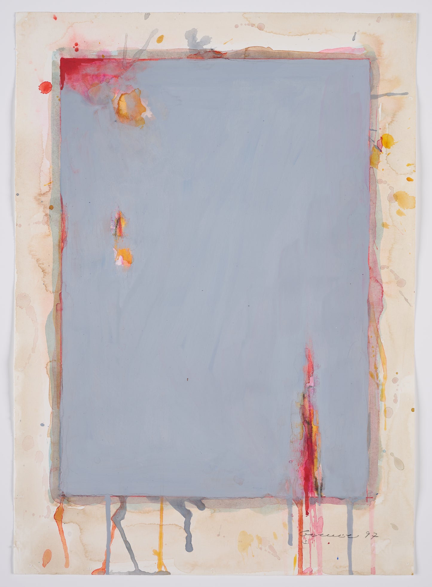 Berner, Bernd - ohne Titel - 1997 - 97013 - Gouache auf Bütten - handsigniert