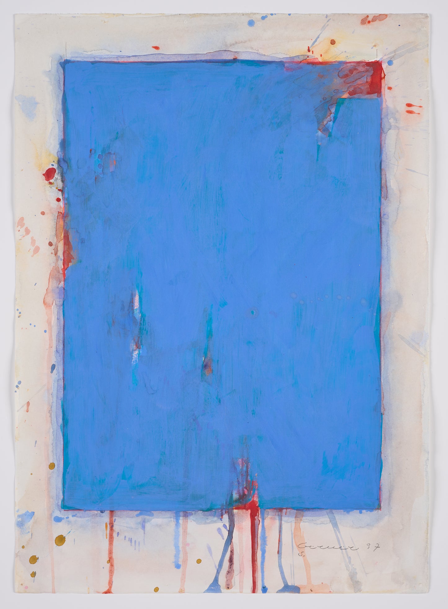 Berner, Bernd - ohne Titel - 1997 - 97016 - Gouache auf Bütten - handsigniert