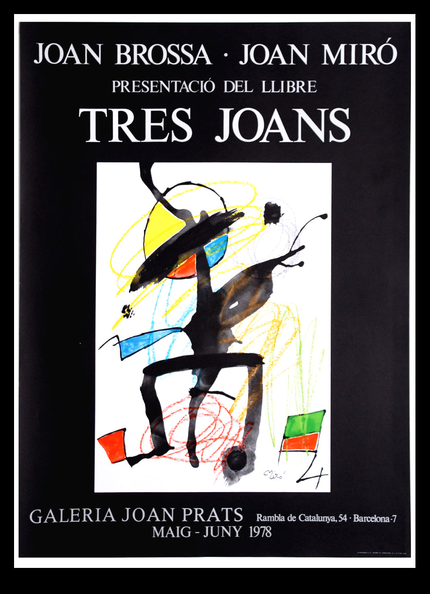 Miró, Joan - Tres Joans - Barcelona, ​​​​1978 - Kunstdruk