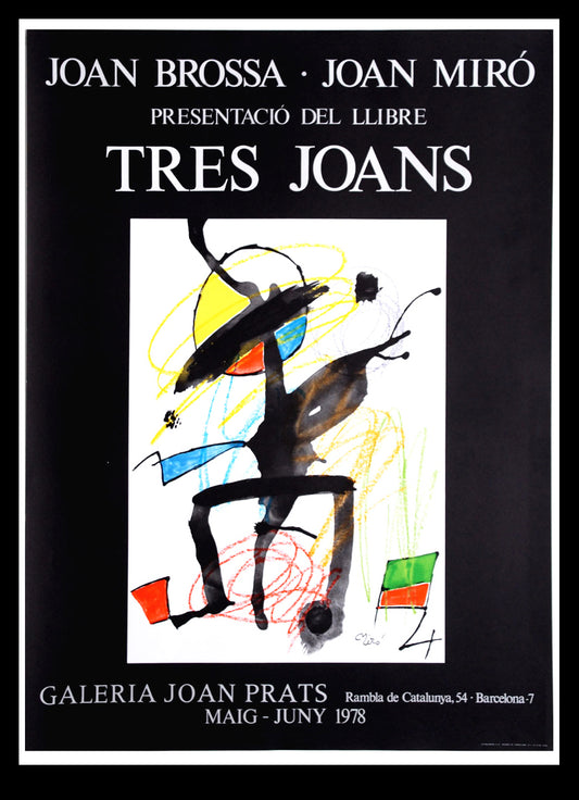 Miró, Joan - Tres Joans - Barcelona, ​​​​1978 - Kunstdruk