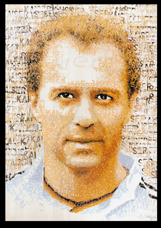 Britz, Chris - Kaiser (Franz Beckenbauer) - Offsetlithografie - handsigniert