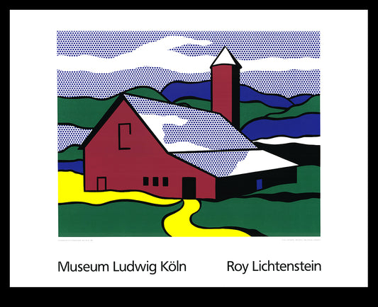 Lichtenstein, Roy - Red Barn II - Museum Ludwig Cologne - 105x130 cm
