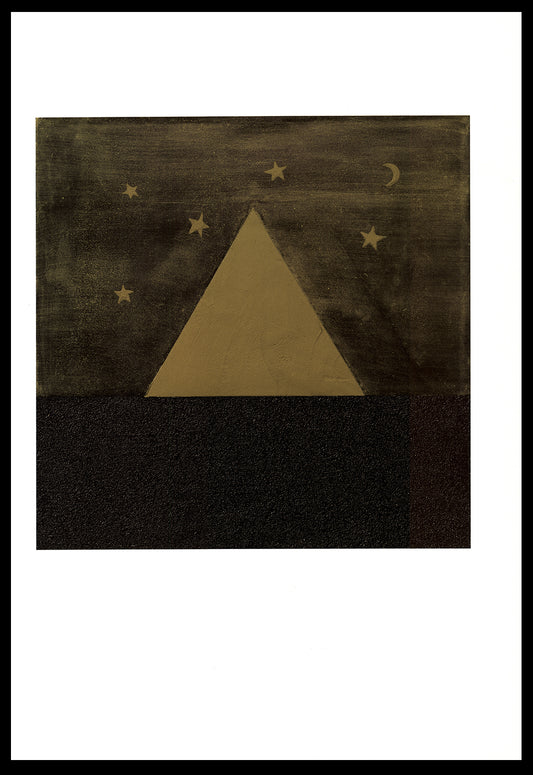 Eisenreich, Helmut - Pyramiden / Nacht - Offsetlithografie