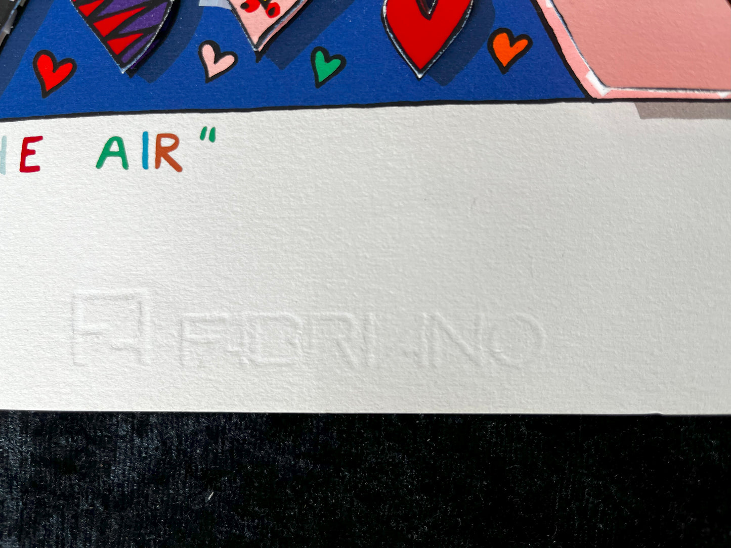 Rizzi, James - Love is in the Air - 3D construction - hand signed