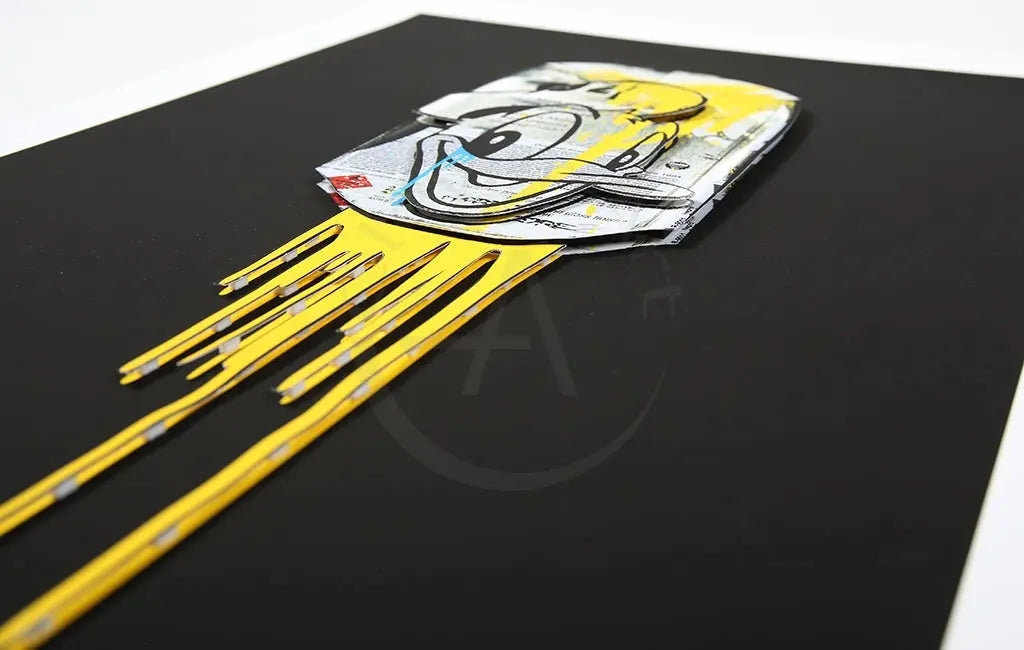 Allen, Ben - Donald Montana - Yellow - 3D-Konstruktion - handsigniert Clever Art