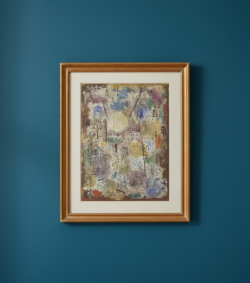 Klee, Paul - Paysage entre printemps et hiver - Tirage d'art 