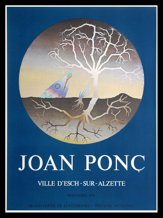 Ponc, Joan - Ville D `Esch - sur - Alzette - affiche d'exposition