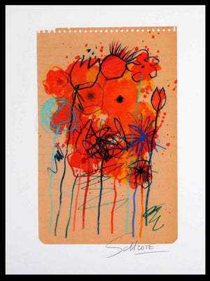 Schlote, Wilhelm - Sommerliches Bouquet - handsigniert - Giclee