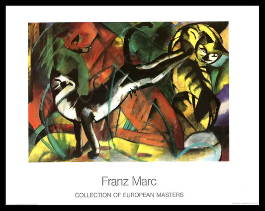 Marc, Franz - Three Cats - Art Print