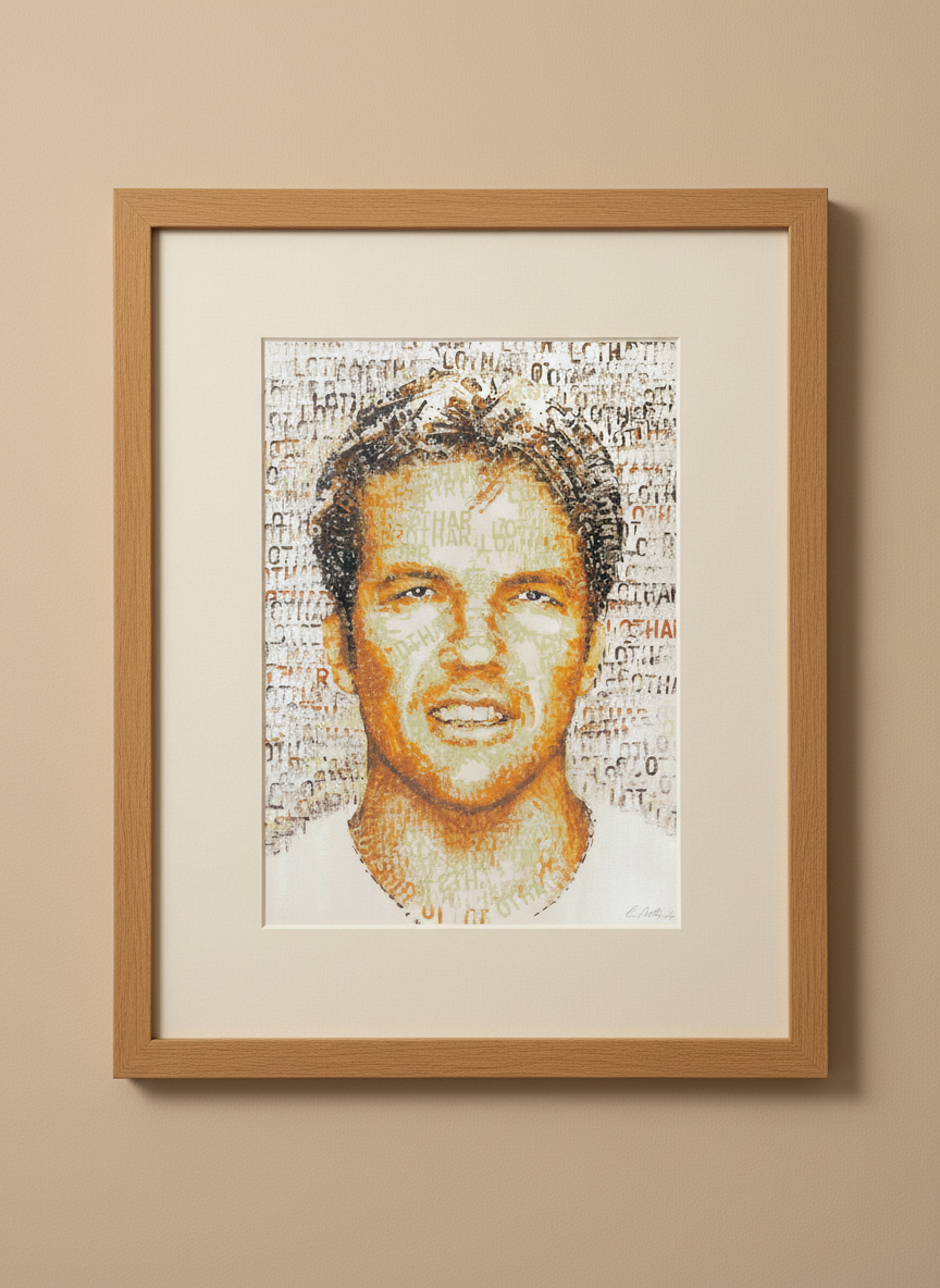 Britz, Chris - Lothar (Lothar Matthäus) - handsigniert und nummeriert - Offsetlithografie
