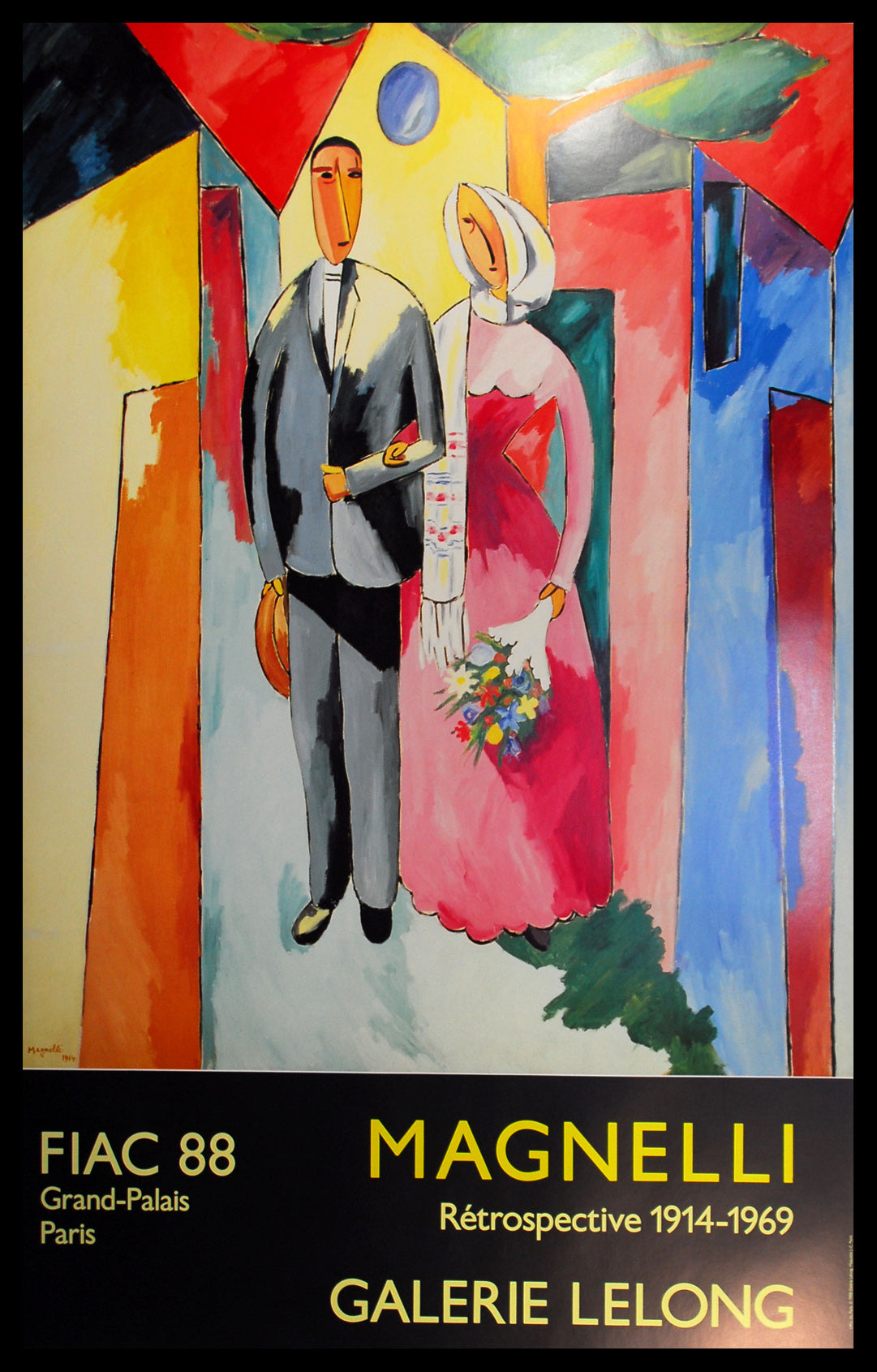Magnelli, Alberto - Rétrospective 1914-1969 - Ausstellungsplakat