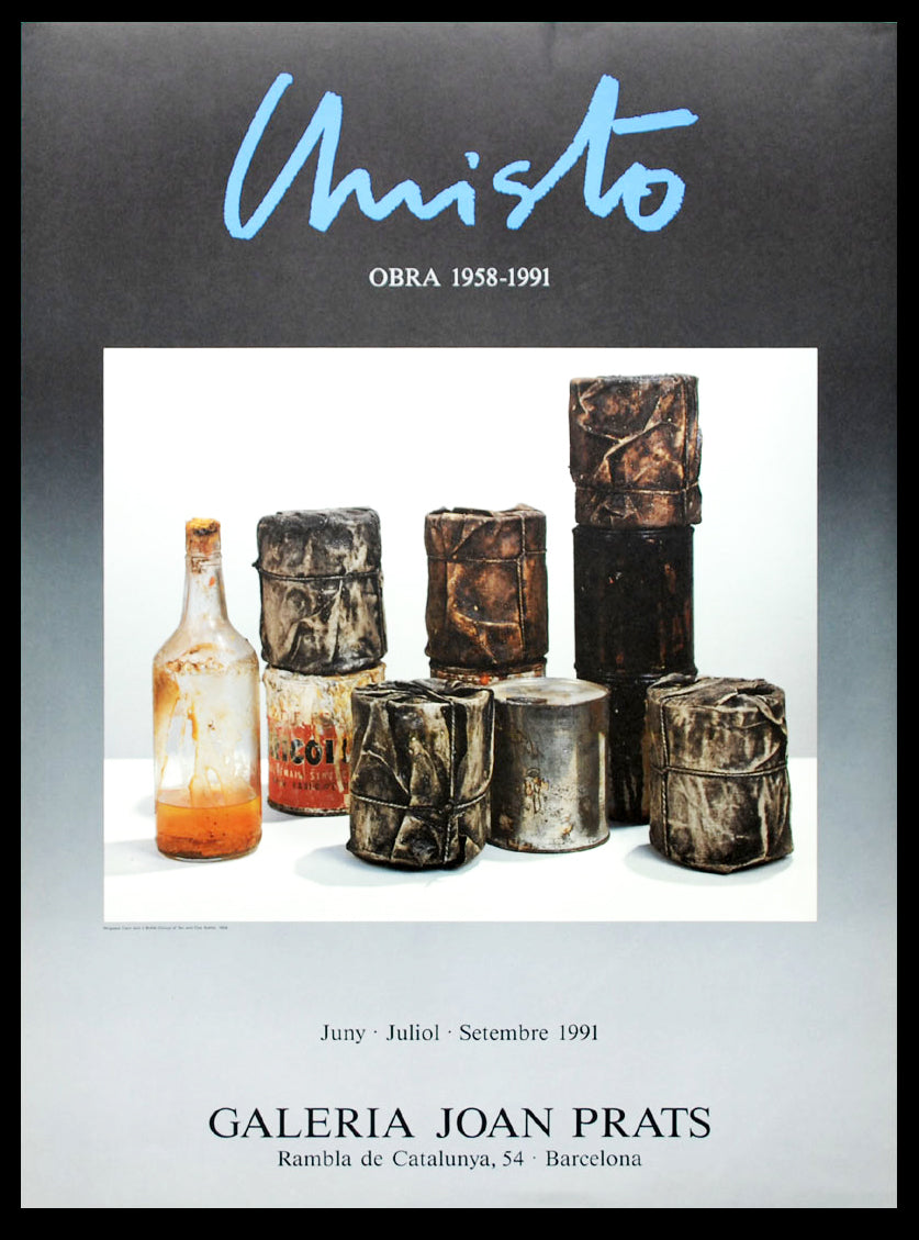 Christo - Galeria Joan Prats - Ausstellungsplakat - Barcelona 1991