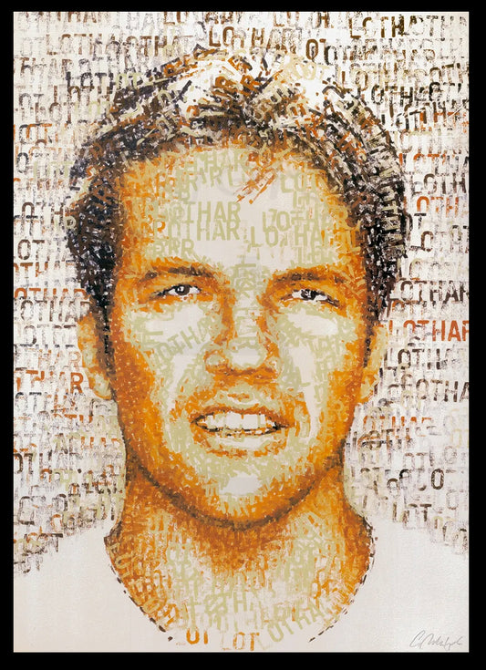 Britz, Chris - Lothar (Lothar Matthäus) - Offsetlithografie - handsigniert