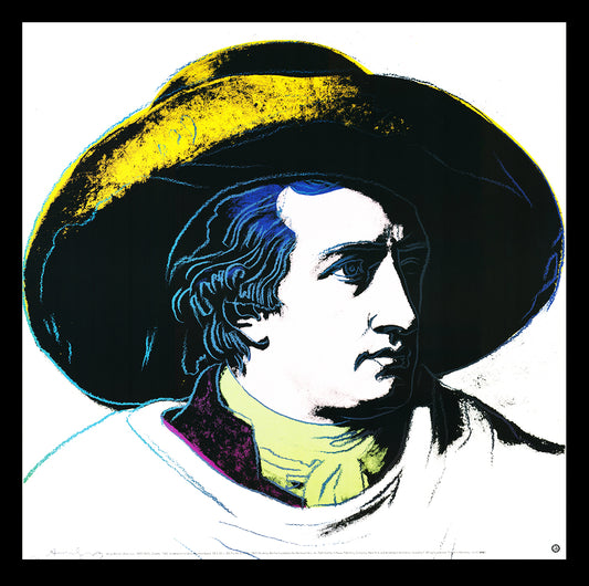 Warhol, Andy - Johann Wolfgang von Goethe - Kunstdruk - 66 x 66 cm