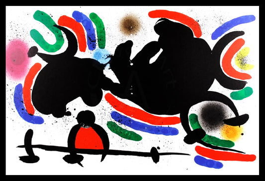 Miró, Joan - Litografia Original IV - Mourlot 860 - Kleurenlitho 