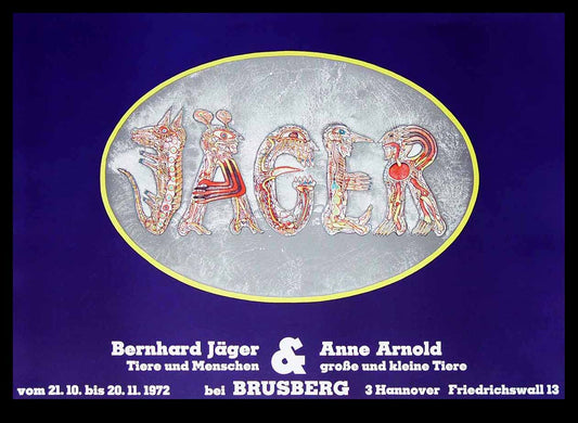 Jäger, Bernhard en Arnold, Anne - Dieren en mensen - Kleuroffset - 1972