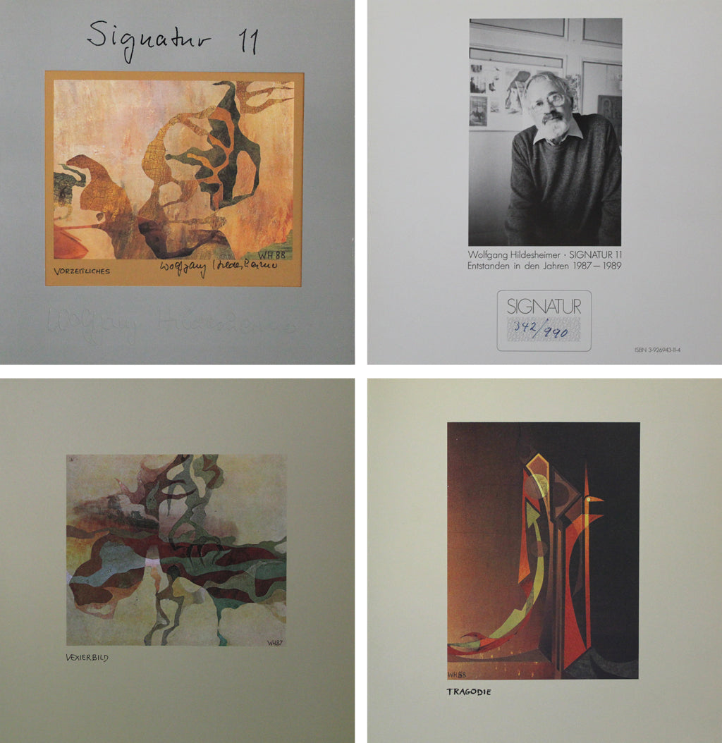 Hildesheimer, Wolfgang - Signature 11 - Artist's book - hand signed