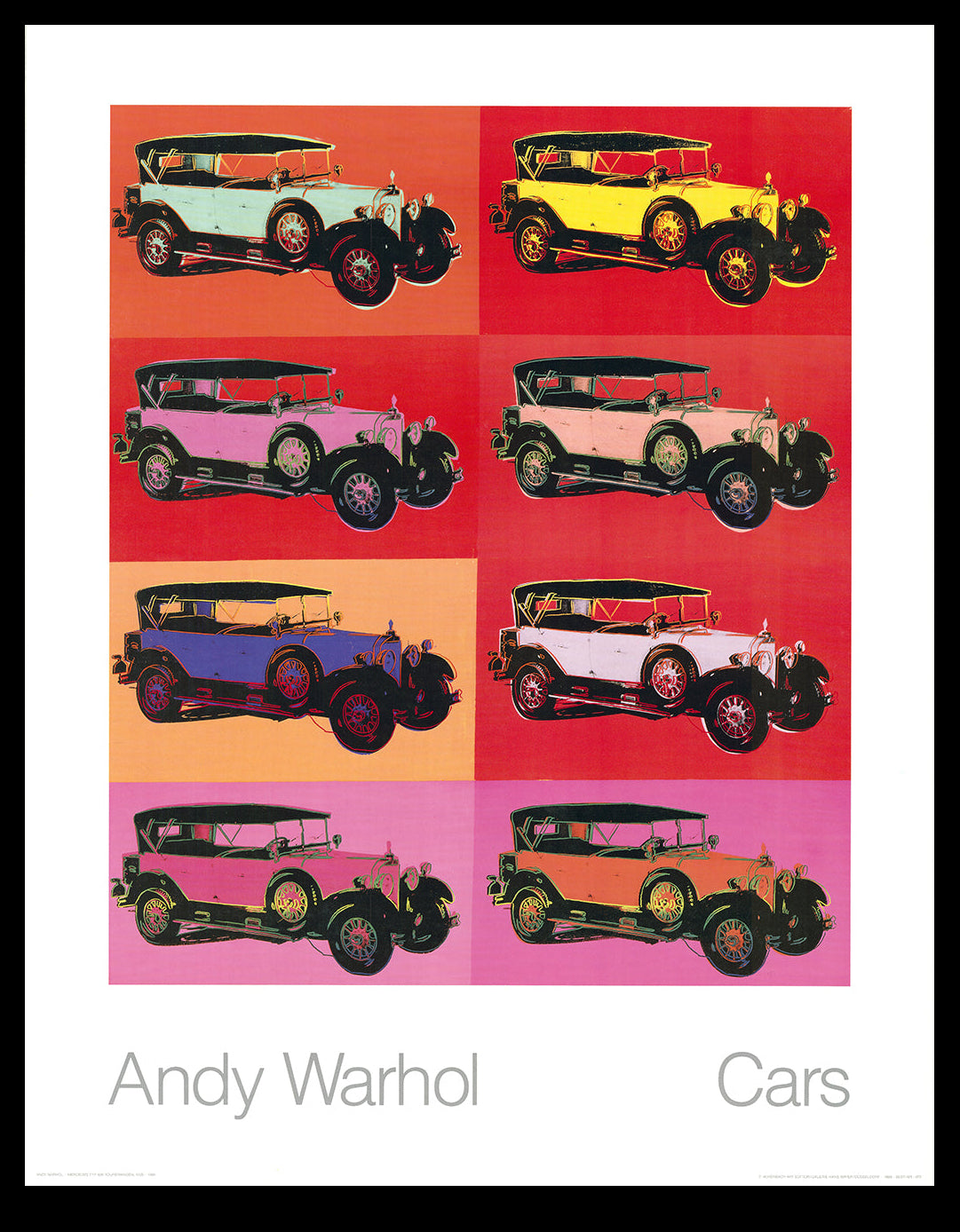 Warhol, Andy - Mercedes Type 400 Toerwagen - kunstafdruk