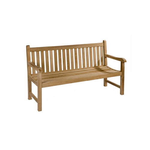 Teakholz Sitzgruppe - Tisch - Bank - 6 Stapelsessel + Kissen - NEU