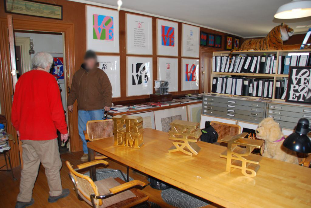 Indiana, Robert - LOVE/PREM - Sculpture en céramique, 2007 - signée