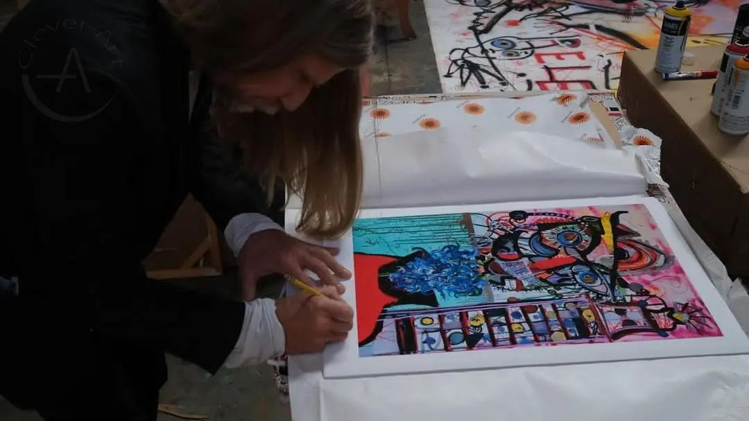 Kostabi, Paul - Unable To Fall Into The Dream, (last copies) - hand-signed