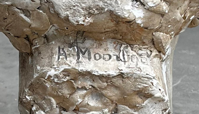 Moortgat, Achilles - Büste - Kopf Beethoven - Skulptur - signiert