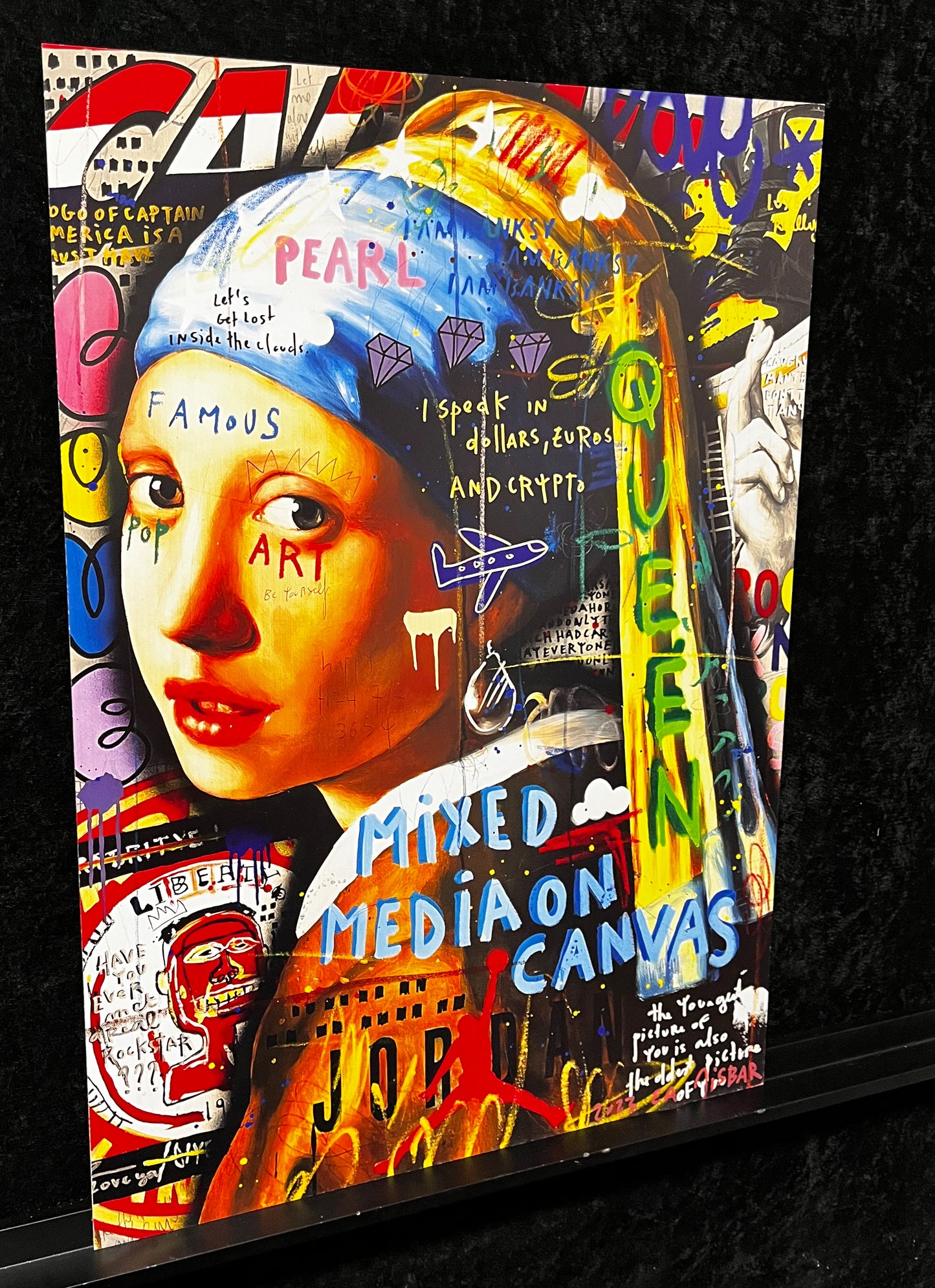 Jisbar - Be yourself, 2023 - UV-Druck auf Aluminium-Dibond - handsigniert