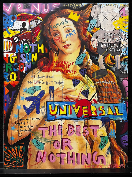 Jisbar - Venus, 2023 - UV-print op aluminium dibond - handgesigneerd