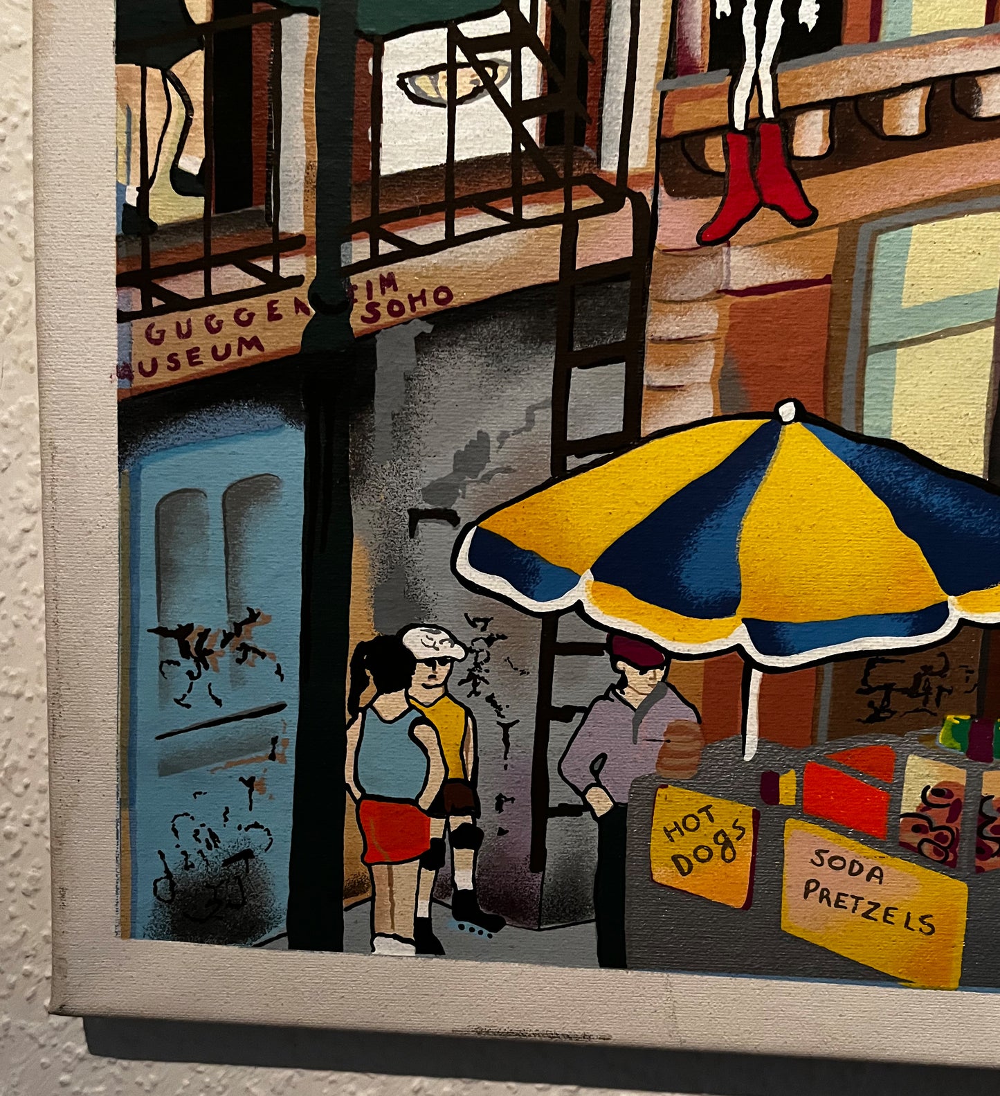 Pergola, Linnea - New York, 2012 - Acryl op canvas - Uniek stuk