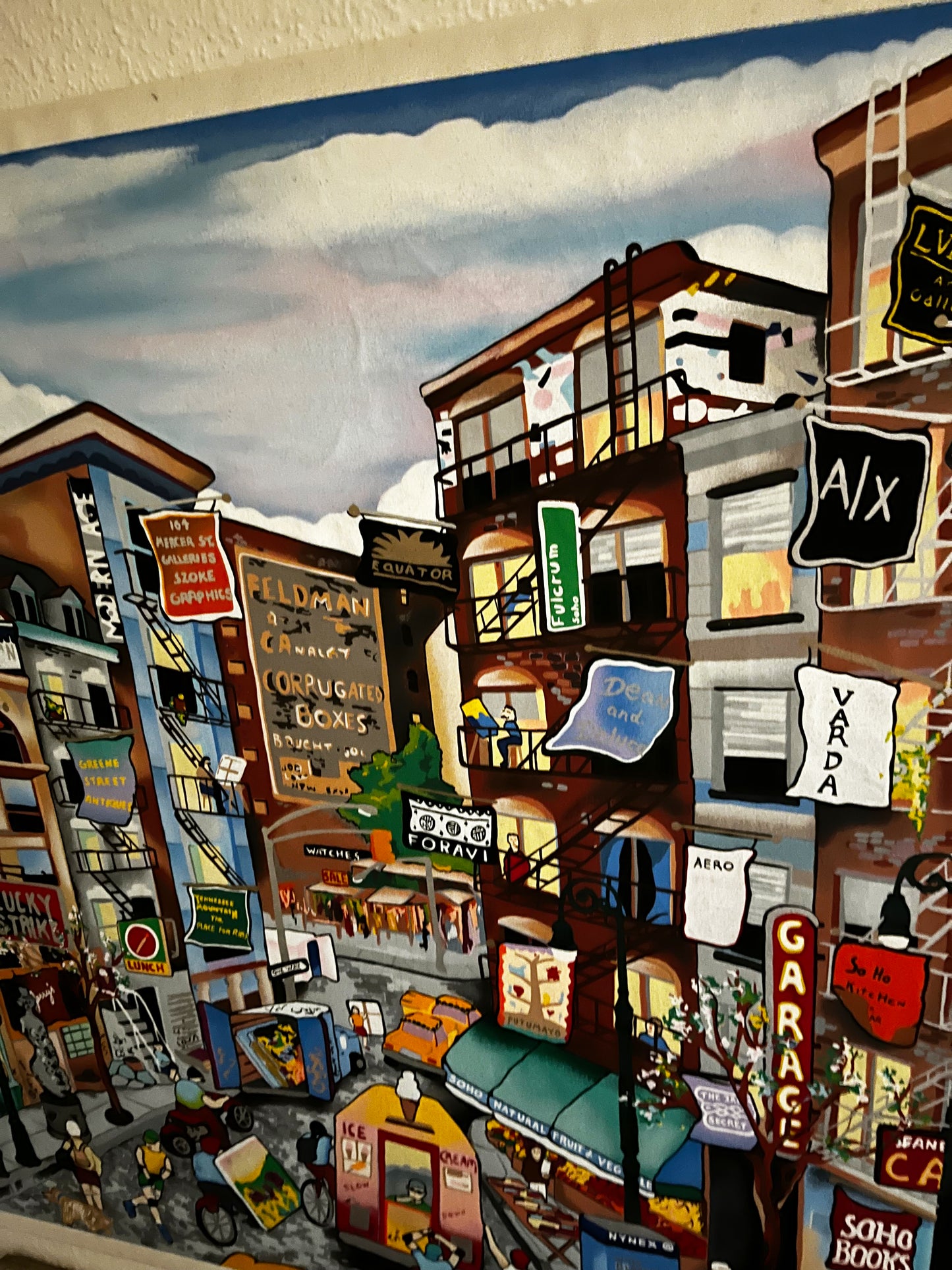 Pergola, Linnea - New York, 2012 - Acryl op canvas - Uniek stuk