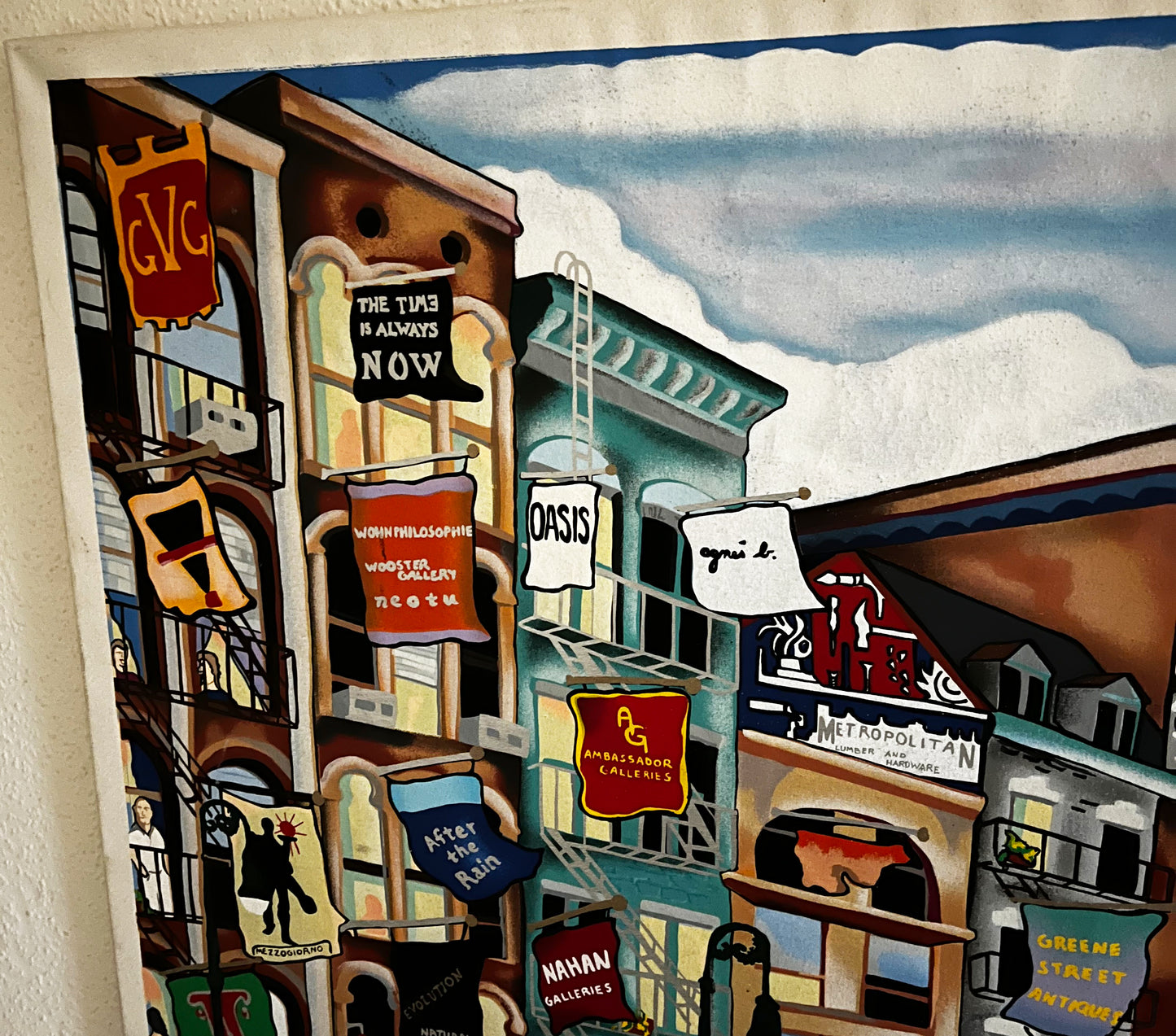 Pergola, Linnea - New York, 2012 - Acryl op canvas - Uniek stuk