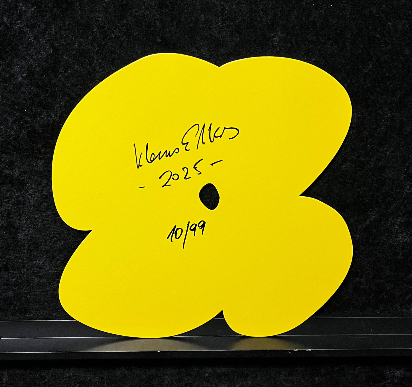 Ebbers, Klaus - Bloemen, 2025 - Gekleurd metalen object - handgesigneerd