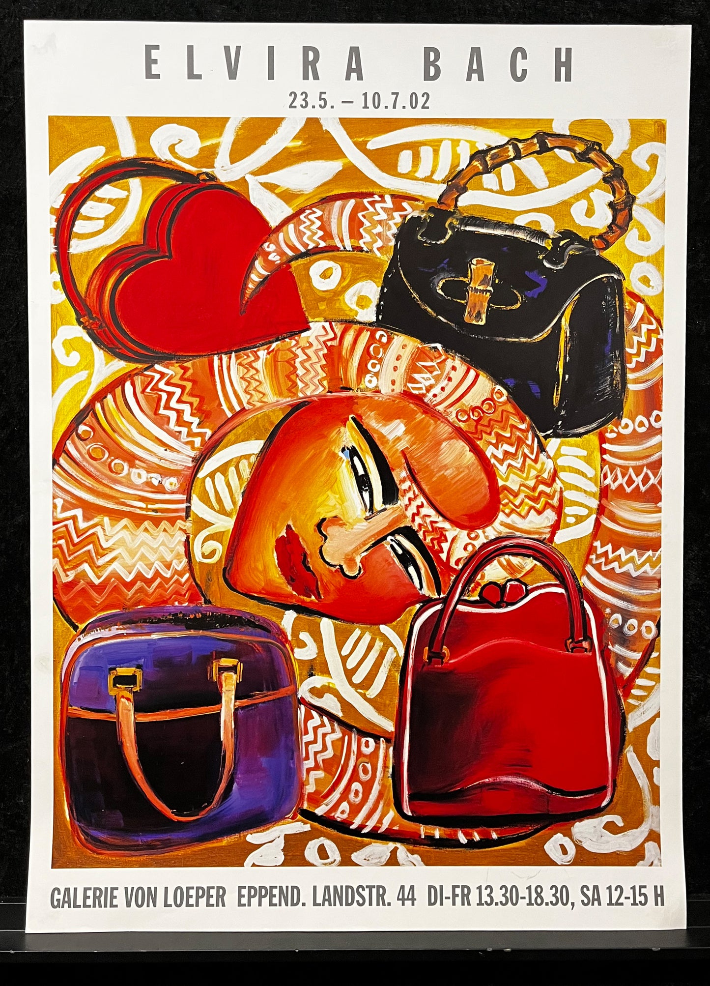 Bach, Elvira - Ausstellungsplakat - 2002 - Galerie von Loeper