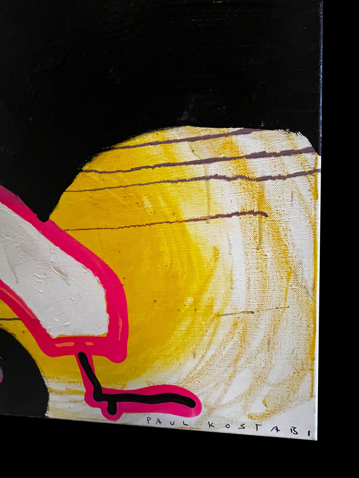 Kostabi, Paul - Heading to Miami - Acryl, Mischtechnik/Leinwand - handsigniert