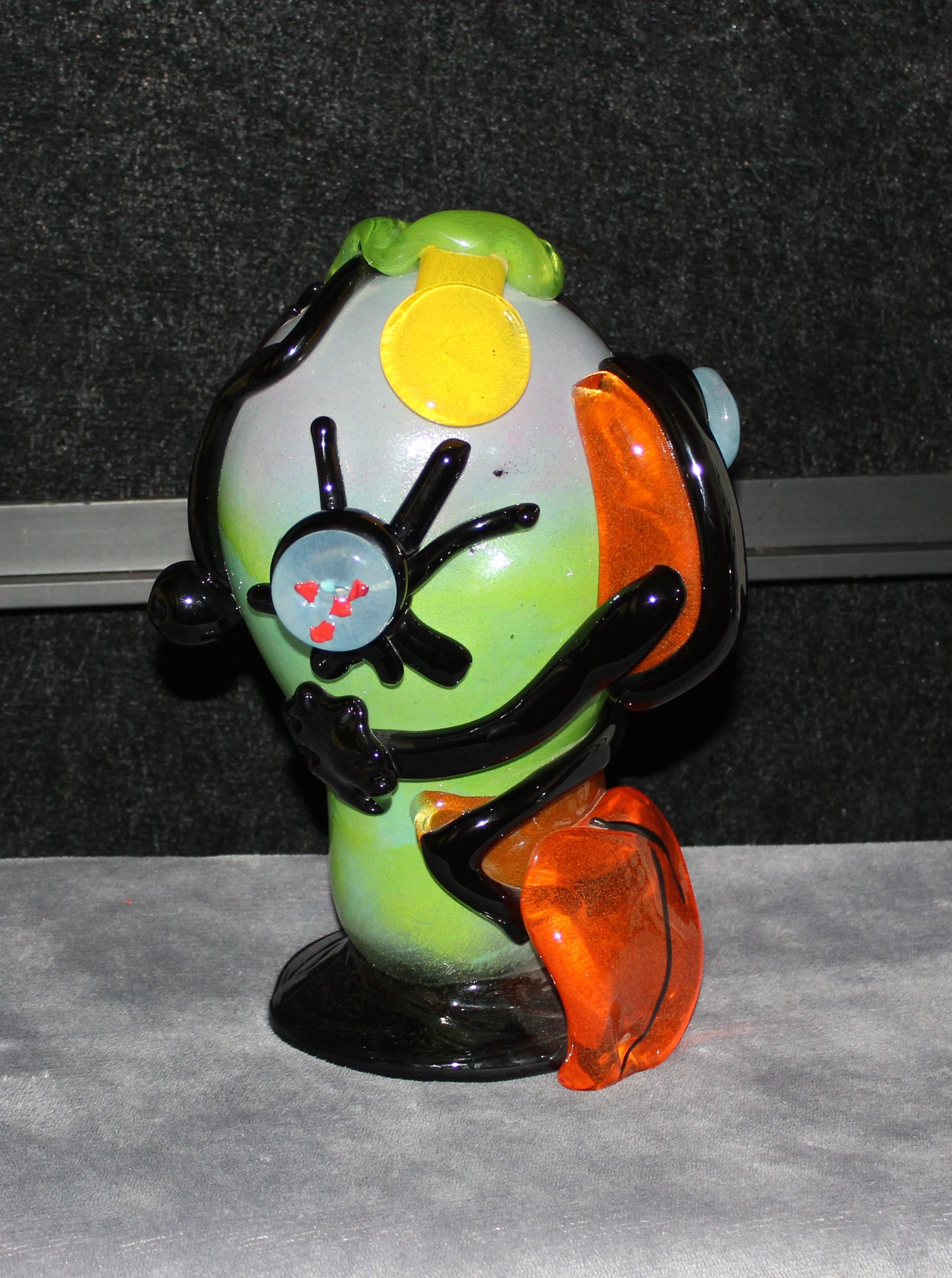 Kostabi, Paul - Skulptur aus Muranoglas - Unikat