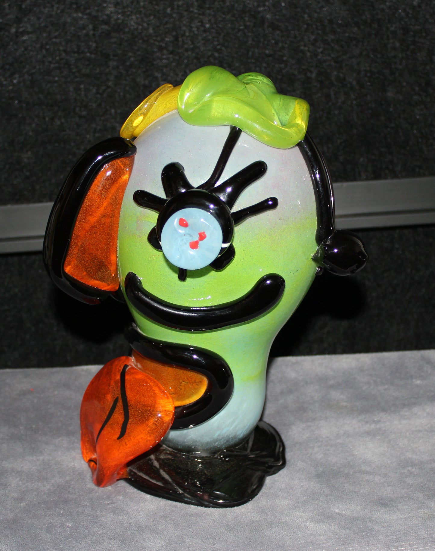 Kostabi, Paul - Skulptur aus Muranoglas - Unikat